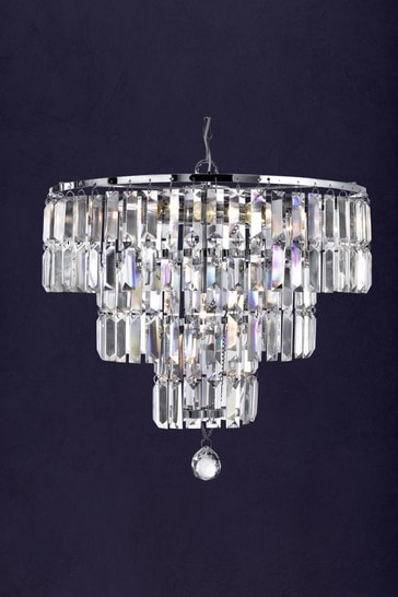 Searchlight Clear Giselle 5 Light Chandelier
