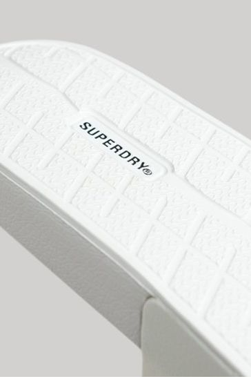 White superdry sliders outlet