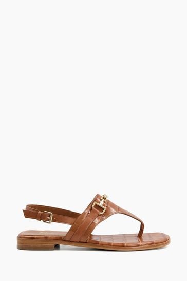 Buy Dune London Orange Lexley Toe Post Snaffle Sandals from Next