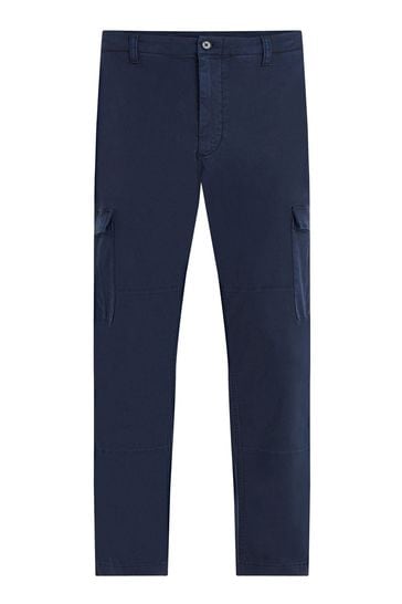 Buy Tommy Hilfiger Blue Chelsea Cargo Gabardine Trousers from Next USA