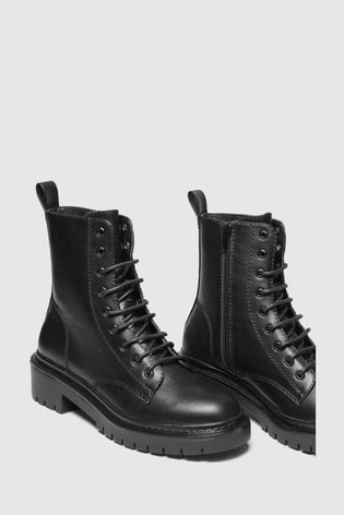 Topshop ashley lace up hiker boots best sale