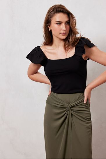 Mint velvet sales square neck top