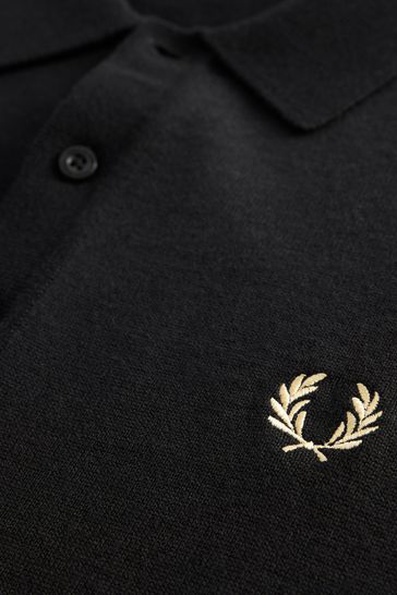 Buy Fred Perry Merino Wool Blend Knitted Polo Shirt from Next Turkey
