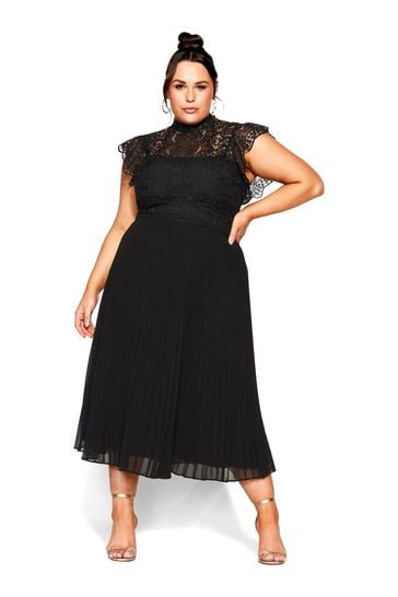City chic black dress clearance