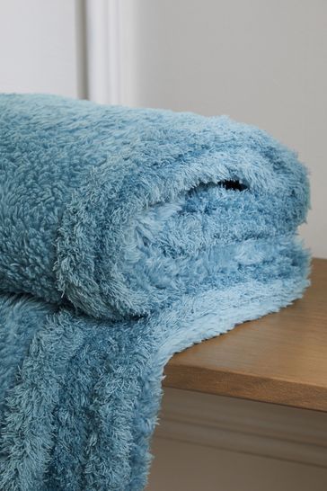 Light blue new arrivals throw