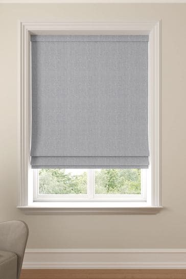 Slate Grey Reeve Made To Measure Roman Blind