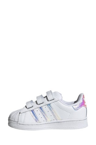 overal Extreme armoede valuta Buy adidas Originals Superstar Velcro Infant Trainers from Next Netherlands