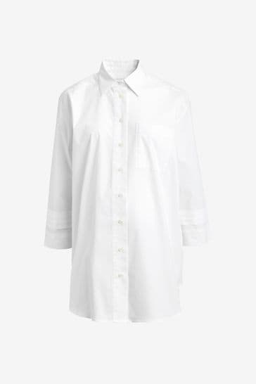 Witte oversized shirt cheap