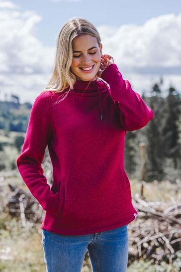 Tog 24 Womens Acer Knitlook Fleece Hoodie
