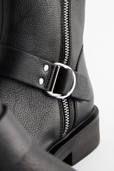 Extra wide new arrivals biker boots
