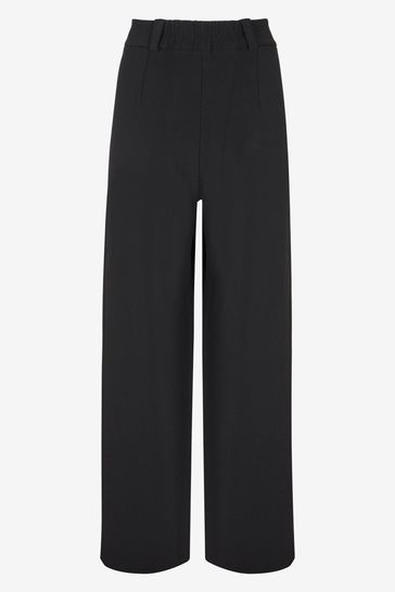 Black online straight pants