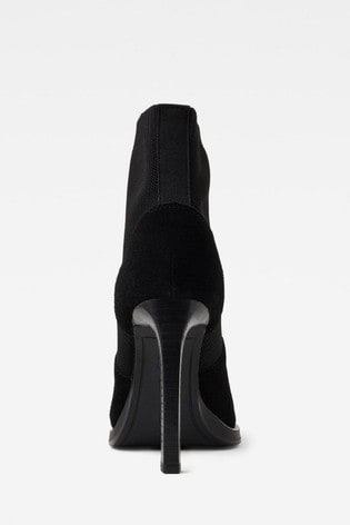 Buy G-Star Black Strett Heel Boots from 