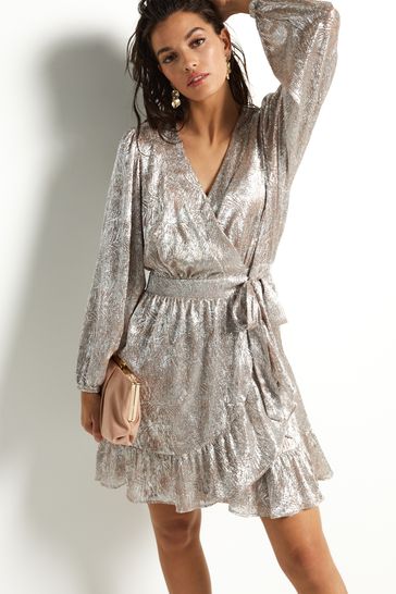 Next silver dress sales