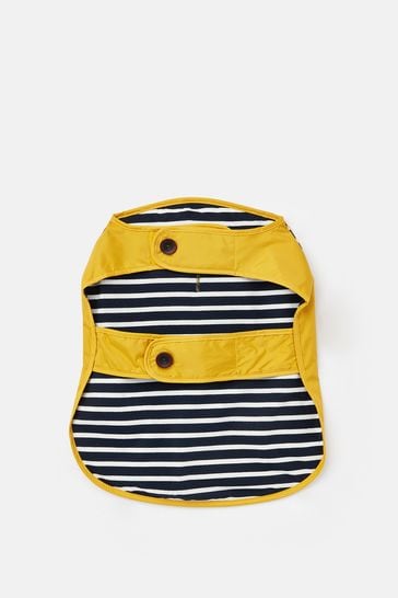 Joules mustard best sale dog raincoat