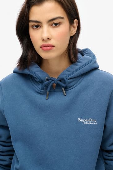 Buy Superdry Sea Blue 100 Cotton Essential Logo Hoodie from Next Egypt
