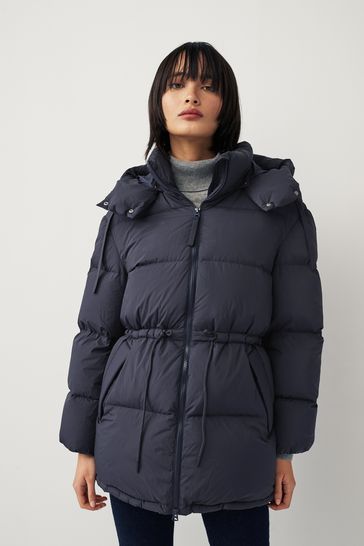 Gant mid length hotsell jacket black