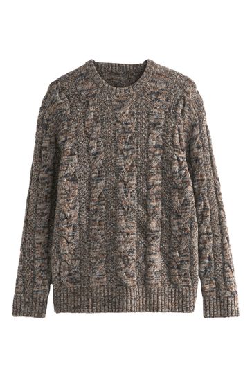 Lambswool cable knit hotsell jumper
