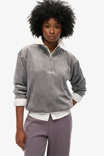 Superdry dark grey hoodie online