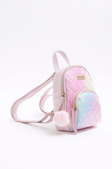 River island sales pink backpack