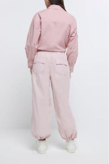 River island pink boiler suit best sale