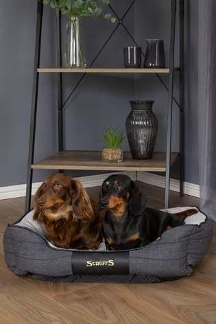 Scruffs® Black Windsor Extra Large Breed Dog Box Bed