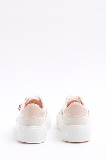 River island pink trainers top