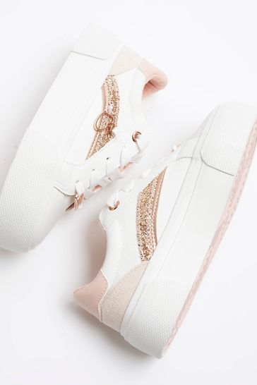 River island 2025 platform trainers