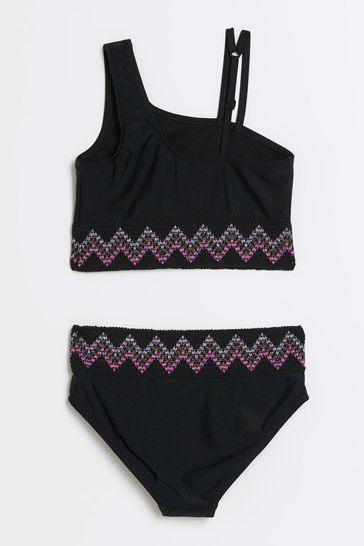 River island clearance zig zag swimsuit