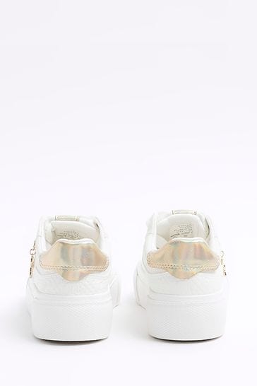 River island glitter trainers sale