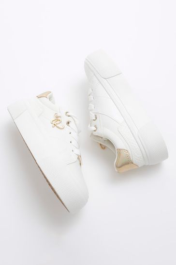River island glitter best sale trainers