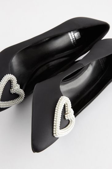Melissa pointy heart jelly flat discount