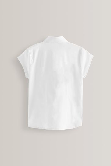 Lot De 2 Chemises D'école Fille NEXT – Coton Stretch, Manches Longues, Coupe Ajustée – Qualité Premium