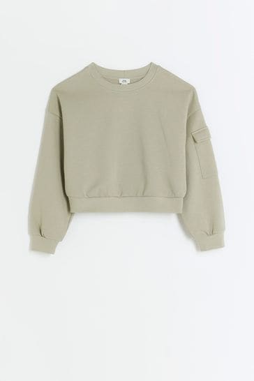 Ladies khaki sweatshirt hotsell