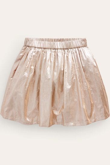Boden Gold Metallic Party Skirt