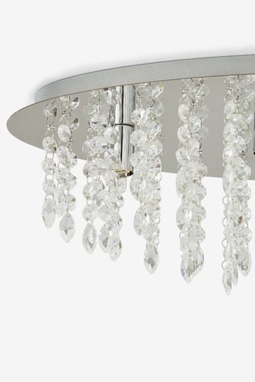 Elena 9 light best sale oval flush fitting