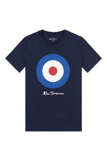 Ben Sherman Blue Target T-Shirt