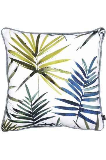 Prestigious Textiles Oasis Green Topanga Tropical Feather Filled Cushion