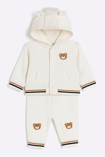 River island shop teddy hoodie