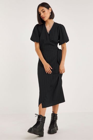 Simply be wrap dress cheap