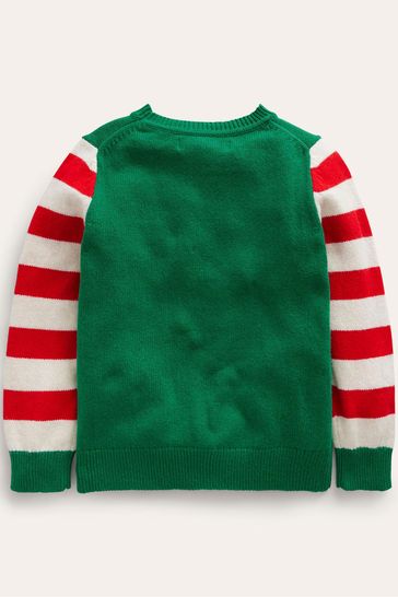 Boden boys christmas jumper clearance