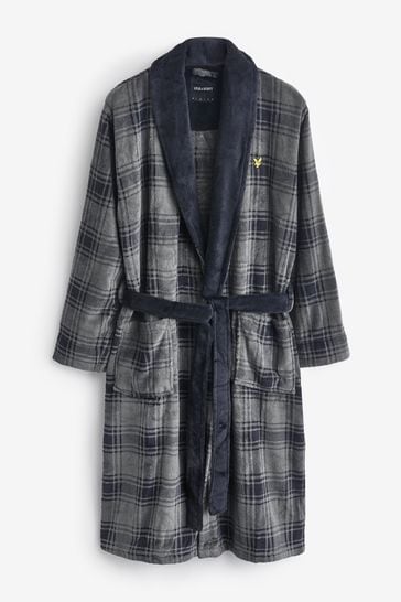 Lyle and Scott Grey Chesney Bathrobe