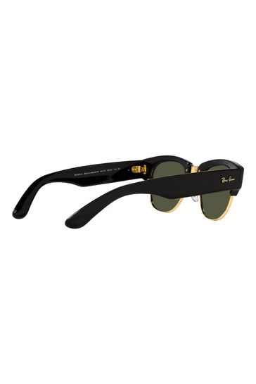 Black ray shop ban clubmaster sunglasses