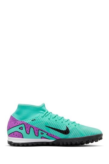 Buy Nike Green Zoom Mercurial Superfly 9 Academy Turf Football Boots from Next Hungary