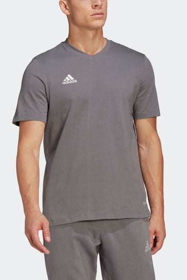 adidas Grey Entrada T-Shirt