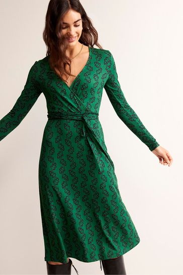 Boden green shop midi dress