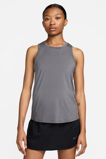 Camiseta deportiva gris sin mangas One Classic Dri-FIT de Nike