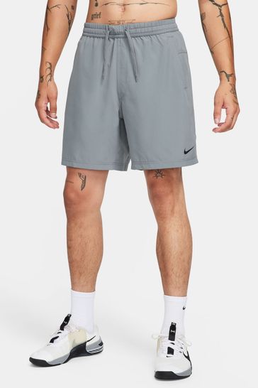 Nike Grey Dri-FIT Form 7 inch Unlined Training Shorts