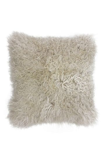 Buy Riva Paoletti Oatmeal Beige Mongolian Sheepskin Polyester