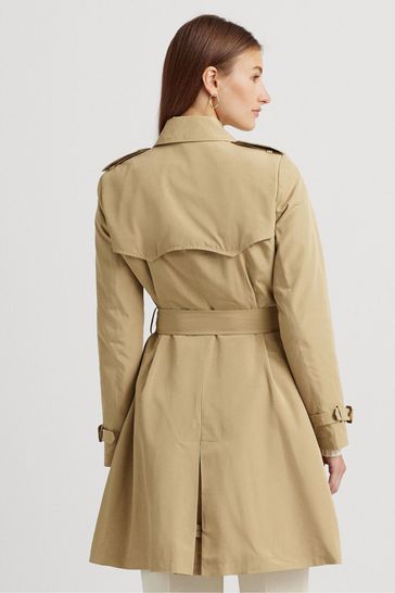 Lauren ralph lauren belted hotsell trench coat
