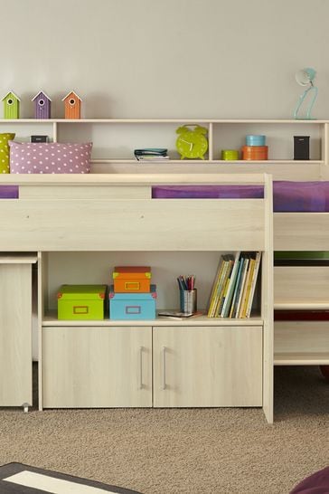 Kurt Midsleeper With Pull Out Desk Cupboard And Shelving By Parisot